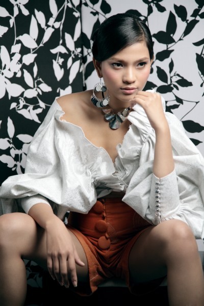 Truong Thi May is the first runner-up of the 2007 Miss Ethnic Vietnam Pageant.